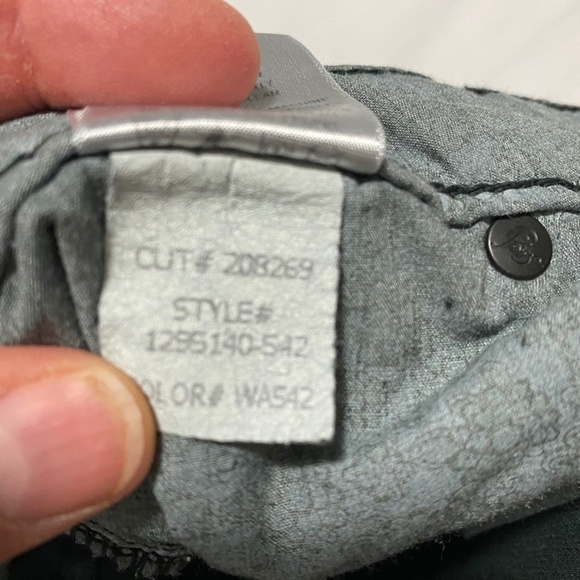 Paige Verdugo Jegging Women's Black‎ Corduroy Pants Size 31 - Picture 7 of 11